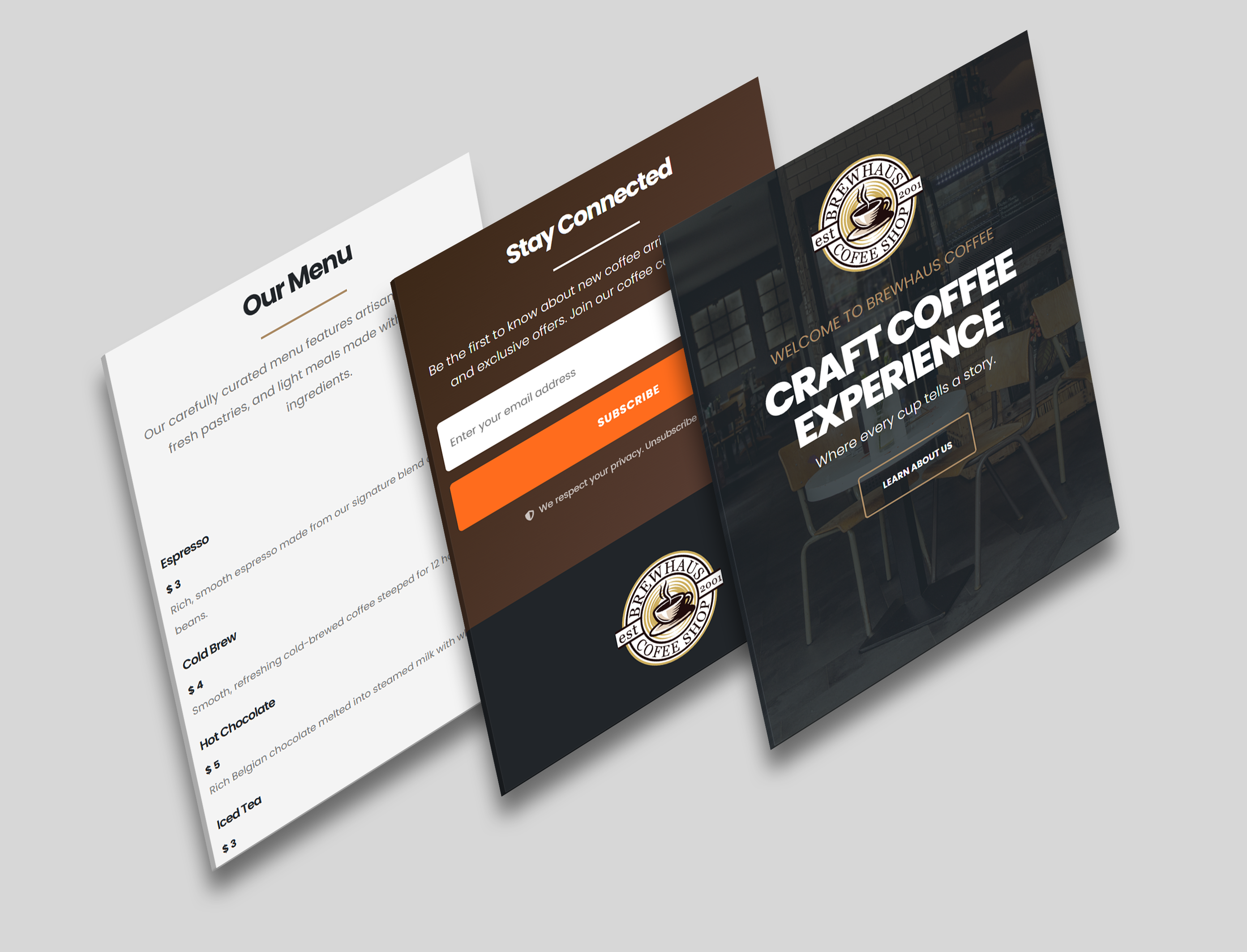 Brewhaus project screenshot